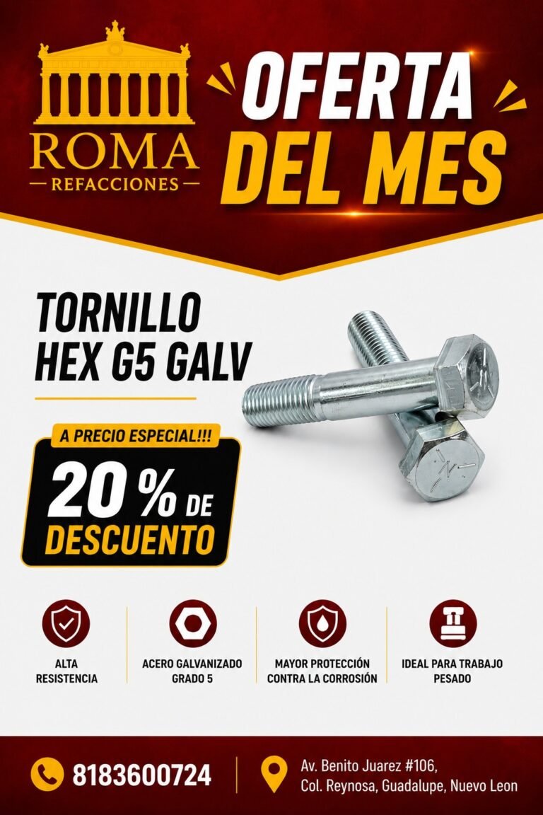 Tornillo Hex G5